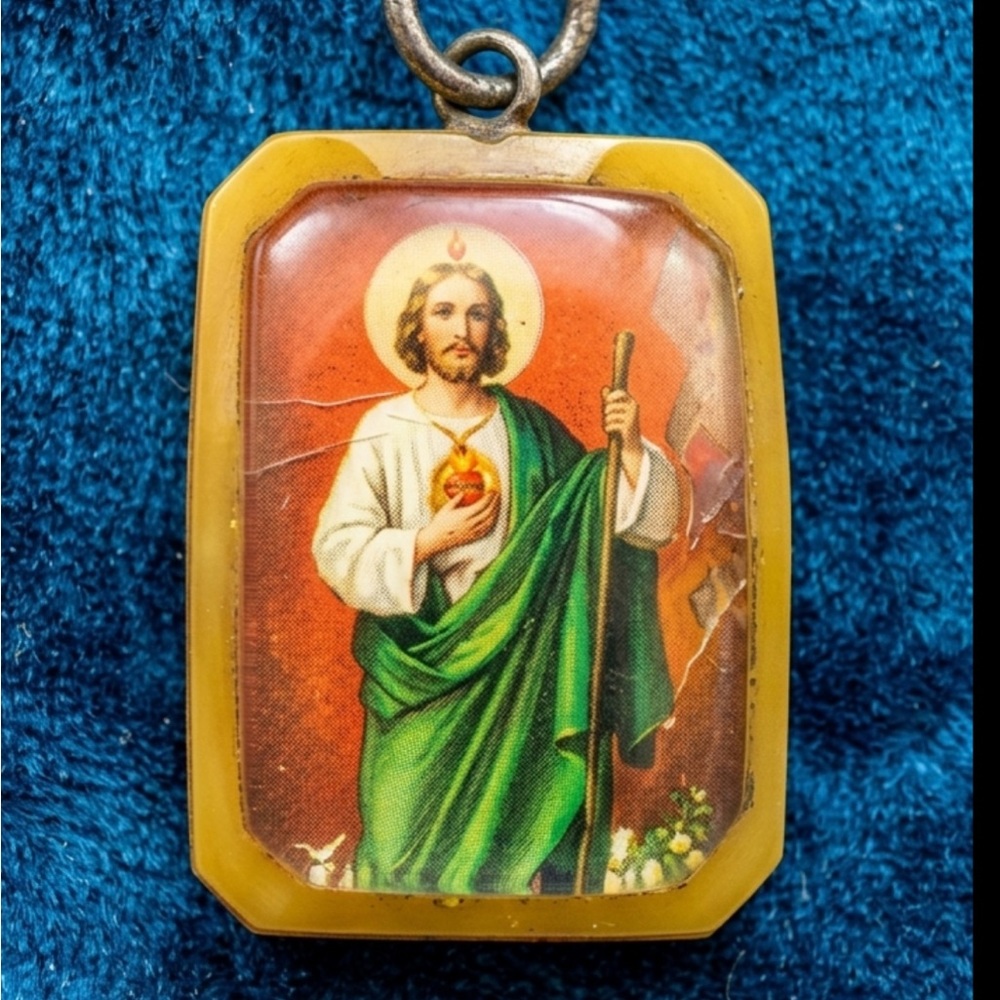 RARE VINTAGE ANTIQUE CHRIST NECKLACE/BRACELET PENDANT